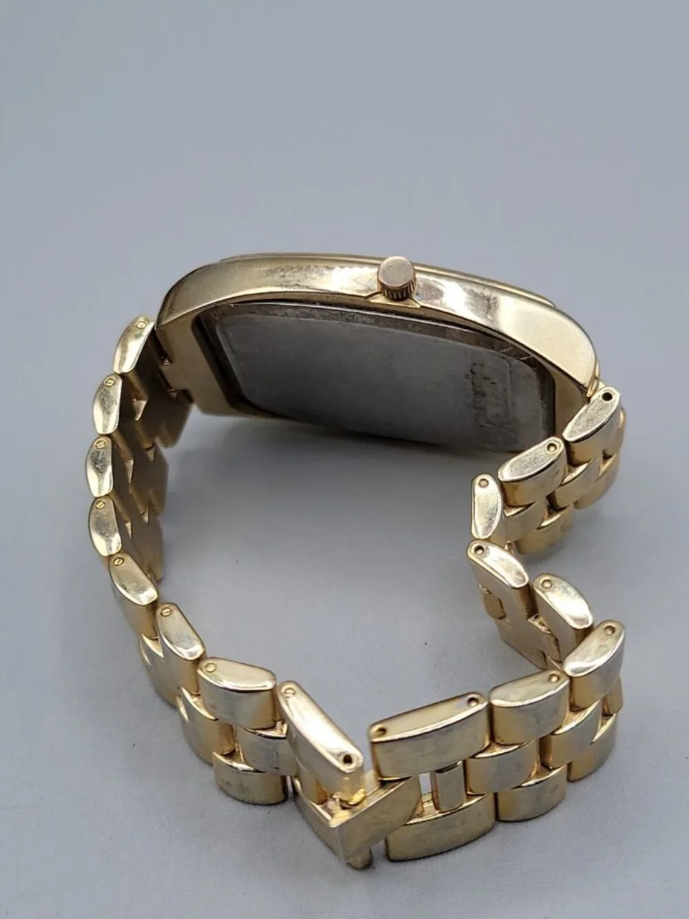 Vernier Gold Classic Tonneau Ladies Quartz Watch 7.5